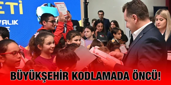 BÜYÜKŞEHİR KODLAMA EĞİTİMLERİYLE 2.612 ÇOCUĞA ULAŞTI!