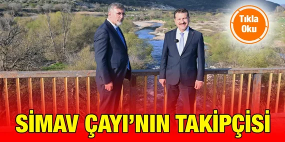 BAŞKAN YILMAZ SİMAV ÇAYI İÇİN DÜĞMEYE BASTI