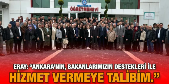 MESUT ERAY MUHTARLAR İLE BİR ARAYA GELDİ