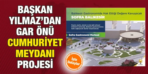 ŞEHRE NEFES ALDIRACAK MEYDAN