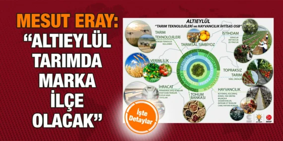TARIM VE HAYVANCILIĞIN KALBİ ALTIEYLÜL’DE ATACAK