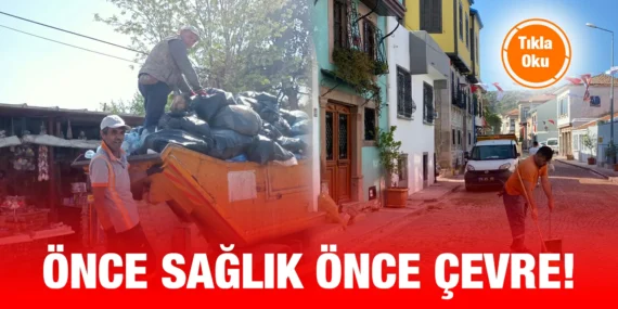 AYVALIK’TA, BAYRAM TATİLİNDE YAKLAŞIK 15 BİN TON ÇÖP TOPLANDI