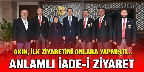 İLK ZİYARET ŞEHİT YAKINLARI VE GAZİLERDEN