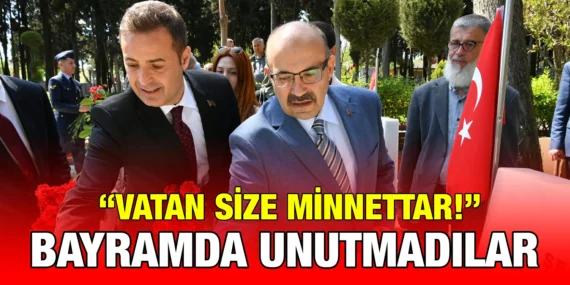 USTAOĞLU’NDAN ŞEHİTLİK ZİYARETİ