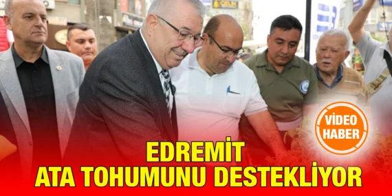 EDREMİT BELEDİYESİ VATANDAŞLARA ÜCRETSİZ FİDE DAĞITTI