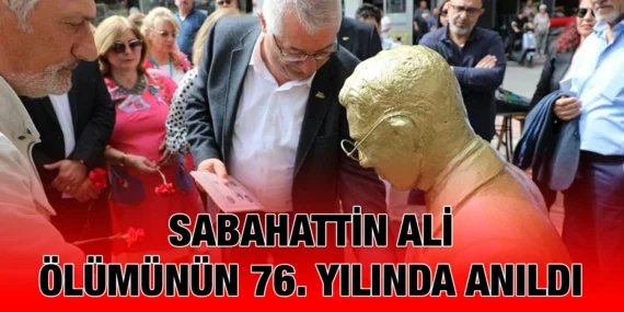 YAZAR SABAHATTİN ALİ EDREMİT’TE ANILDI