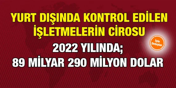 2022 YURT DIŞINDA KONTROL EDİLEN GİRİŞİM İSTATİSTİKLERİ