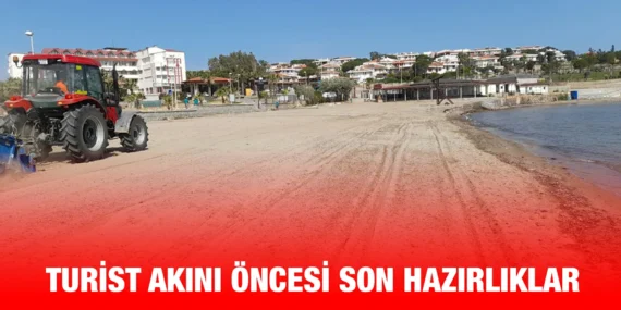 AYVALIK’TA SEZON HAZIRLIĞI HIZ KESMEDEN DEVAM EDİYOR