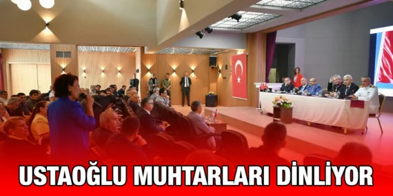 VALİ USTAOĞLU AYVALIK’TA MUHTARLARI DİNLEDİ