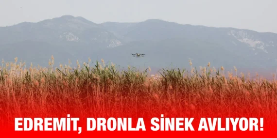 SİNEKLE MÜCADELE ÇALIŞMALARI DRONE İLE DESTEKLENİYOR