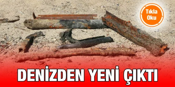 ÖREN PLAJI’NDA METAL KALINTILAR TEMİZLENDİ