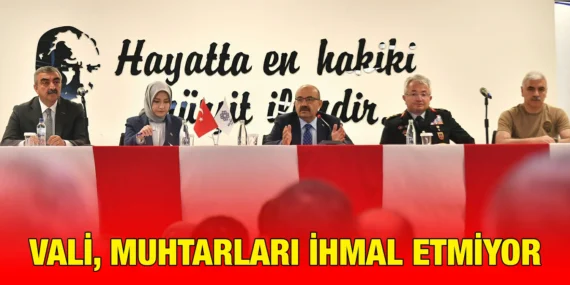 VALİ USTAOĞLU BALYA VE İVRİNDİ’DE MUHTARLARI DİNLEDİ