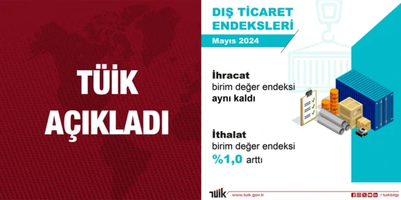 MAYIS 2024 DIŞ TİCARET ENDEKSLERİ