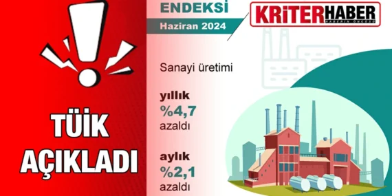 HAZİRAN 2024, SANAYİ ÜRETİM ENDEKSİ