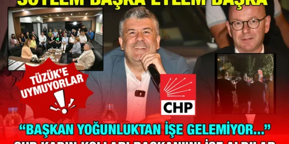 BAŞKAN YOĞUNLUKTAN İŞE GELEMİYOR