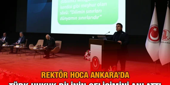 Rektör Oğurlu II. Türkçe Şurası’nda Konuştu