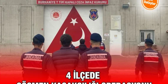 Jandarma’dan Göçmen Kaçakçılığı Operasyonu