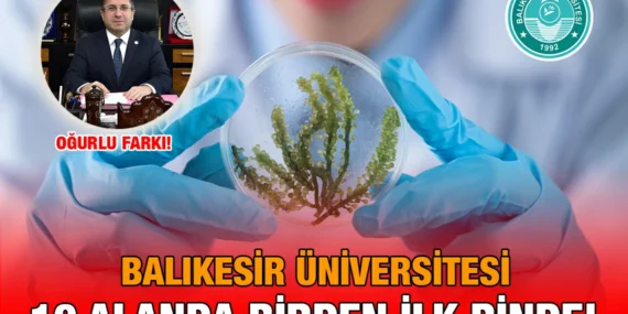 Balıkesir Üniversitesinde Dünya Sıralaması Gururu