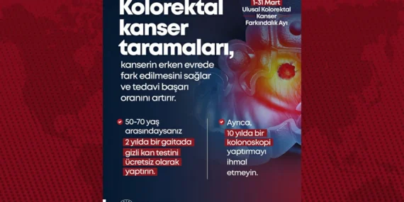 1-31 Mart Kolorektal Kanser Farkındalık Ayı