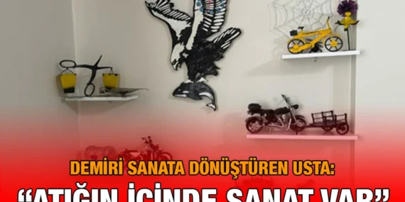 Atığın içinde sanat var
