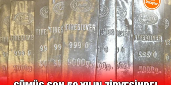 Gümüş 2025’te rekor seviyelere ulaştı