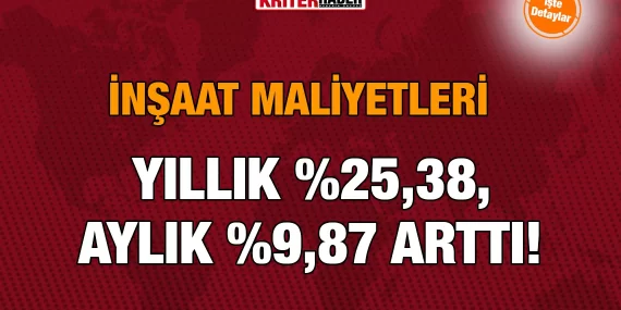 İnşaat Maliyet Endeksi, Ocak 2026