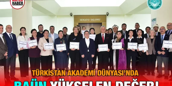 Kırgız Akademisyenlere Sertifika Töreni