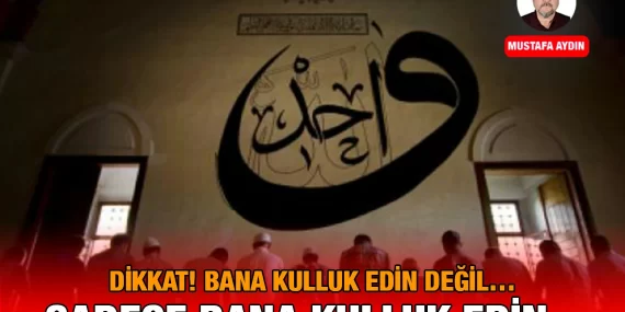SADECE BANA KULLUK EDİN…
