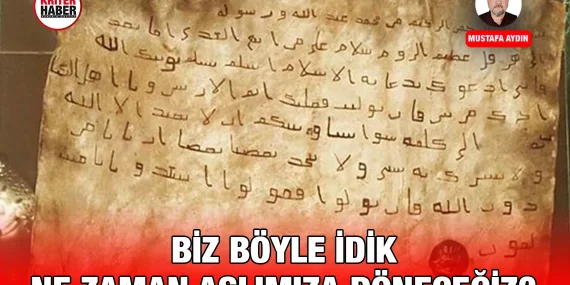 Bir Mektubun Düşündürdükleri…