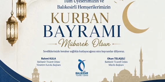 Balıkesir Ticaret Odası Kurban Bayramı Tebriki